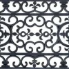 Esschert Design rubber mat zwart 119,5 x 45 cm