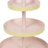 Etagère Faye 3-laags roze D 25 H 35 cm