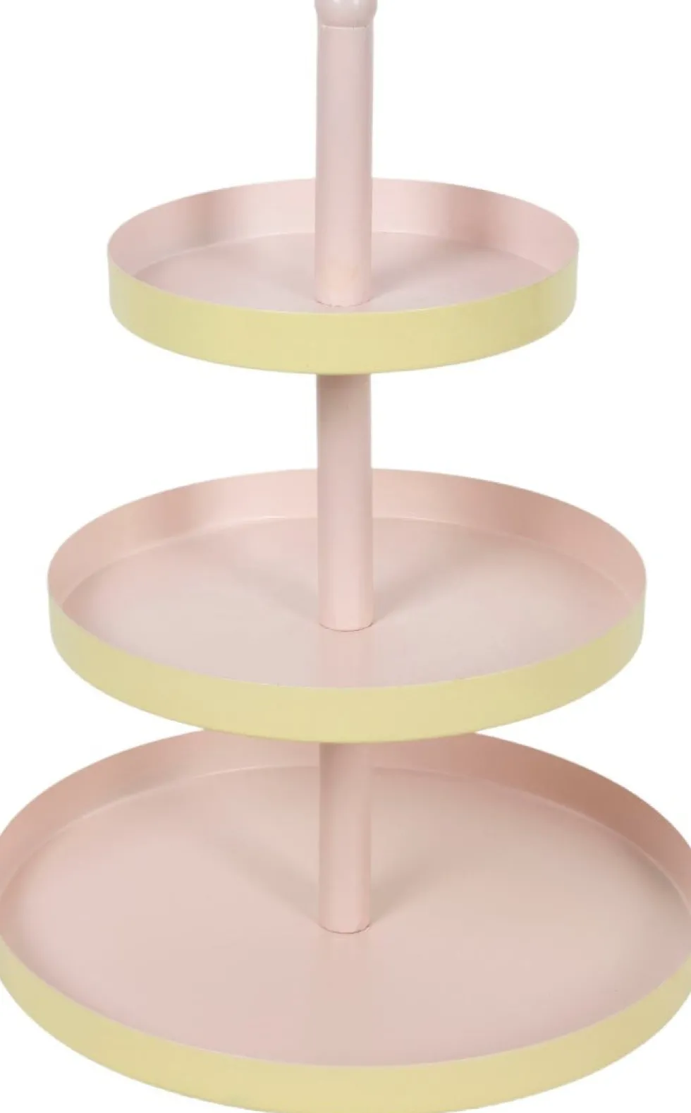 Etagère Faye 3-laags roze D 25 H 35 cm