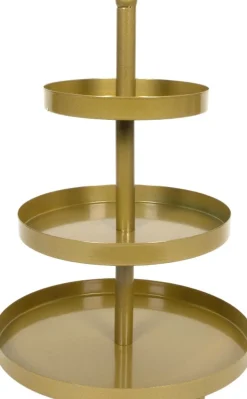 Etagère goud D 25 H 30 cm