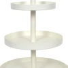 Etagère 3-laags wit D 25 H 35 cm