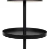 Etagère 3-laags zwart D 30 H 55 cm