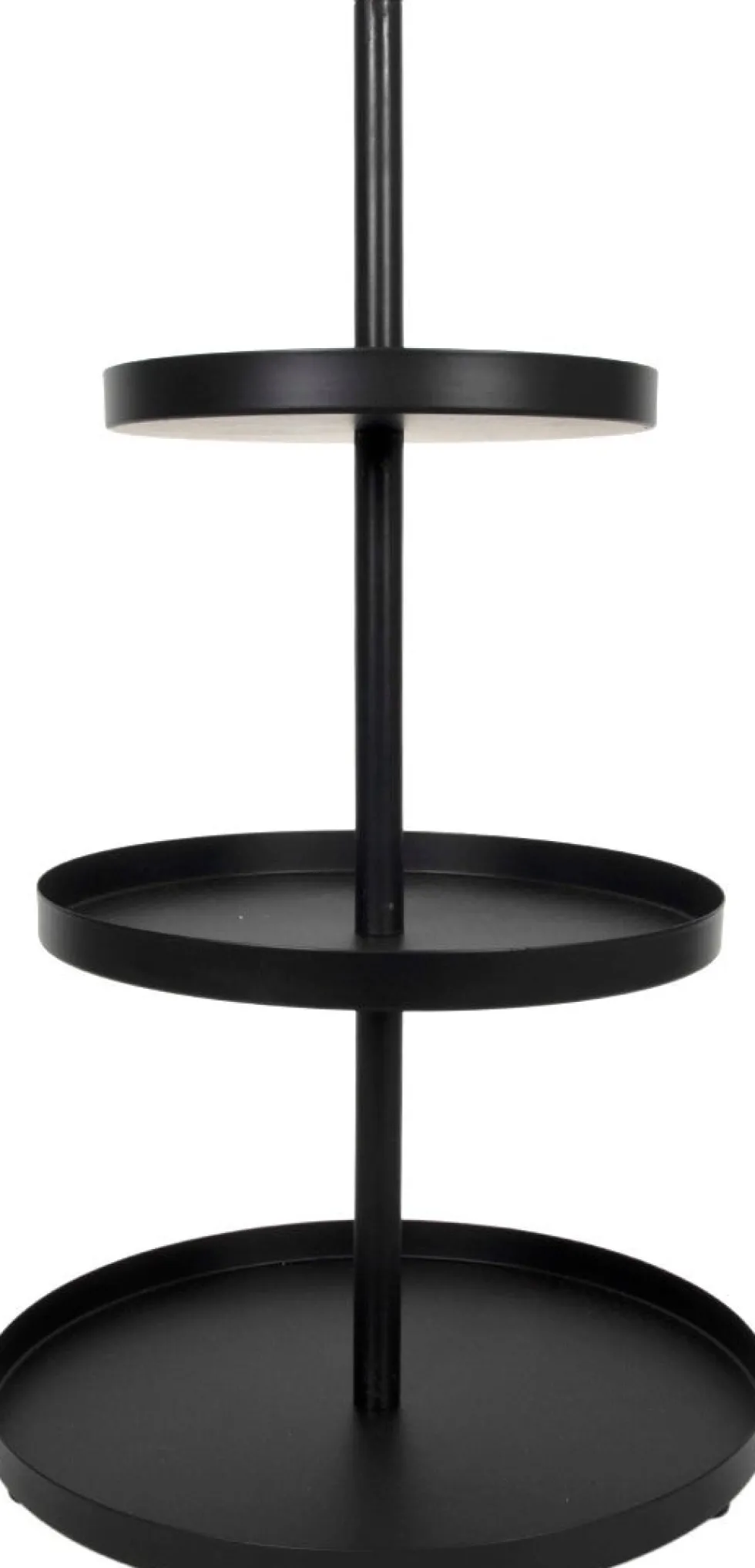 Etagère 3-laags zwart D 30 H 55 cm