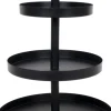 Etagère 3-laags zwart D 25 H 35 cm