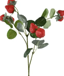 Everlands kunsttak aardbei rood 3 x 16 x 69 cm