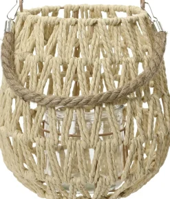 Everlands lantaarn Ri naturel D 21 H 22 cm