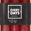 Everydays by Intratuin dinerkaars Rustic rood 10 uur 6 stuks