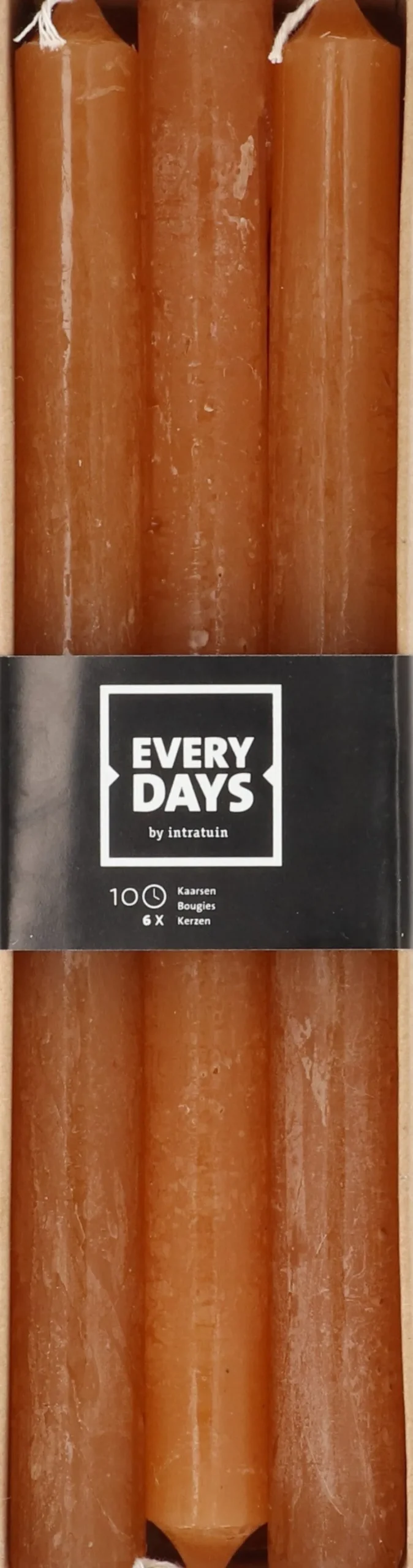 Everydays by Intratuin dinerkaars Rustic oranje 10 uur 6 stuks