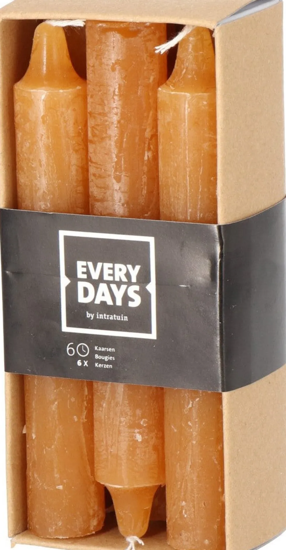 Everydays by Intratuin dinerkaars Rustic oranje 6 uur 6 stuks