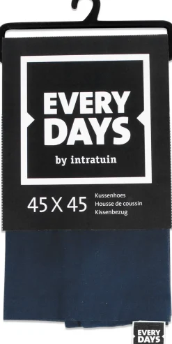 Everydays by Intratuin kussenhoes Katoen donker blauw 45 x 45 cm