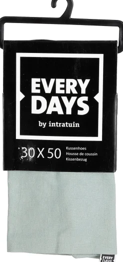 Everydays by Intratuin kussenhoes Katoen mint groen 50 x 30 cm