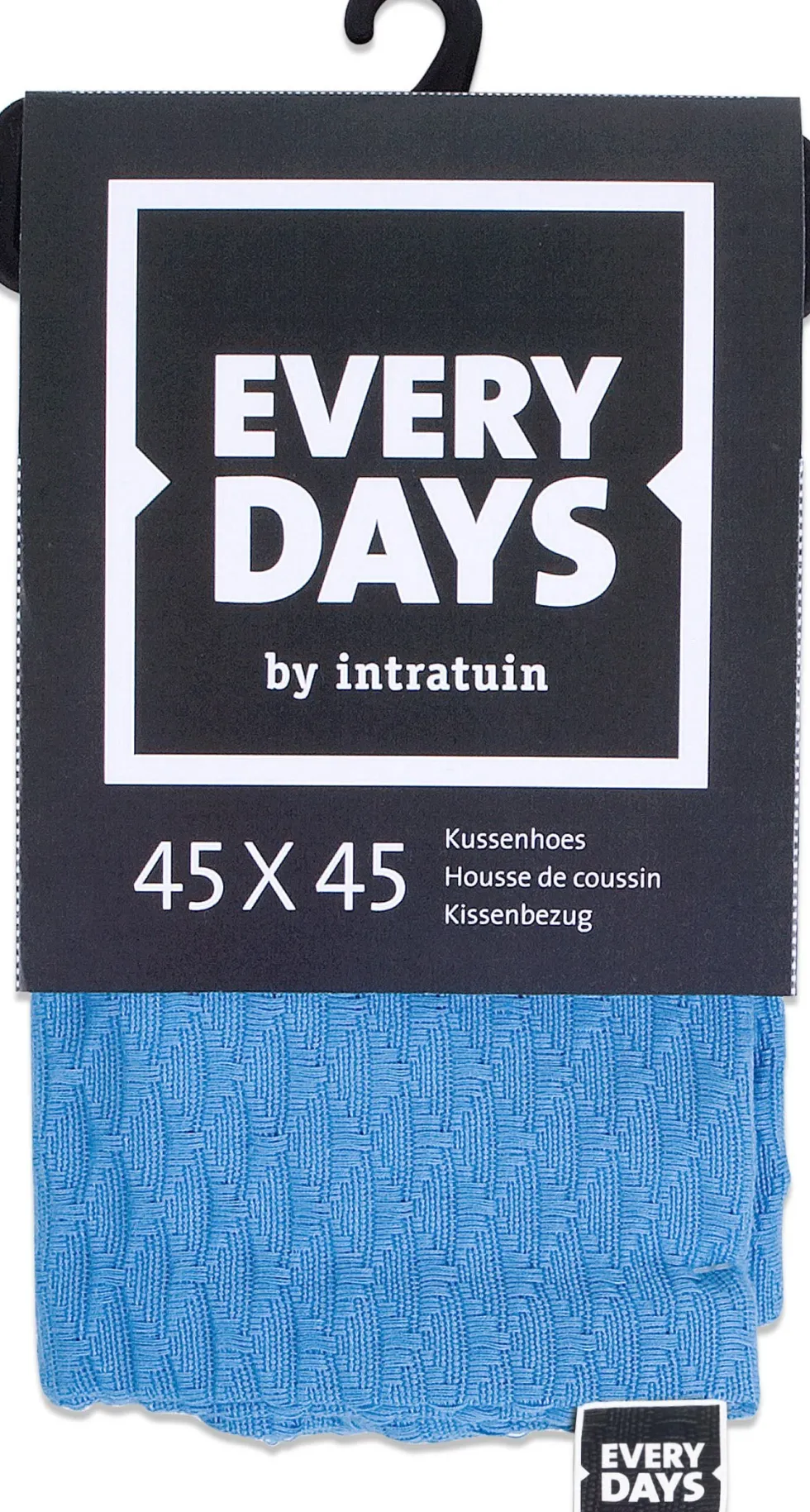 Everydays by Intratuin kussenhoes Dessin blauw 45 x 45 cm