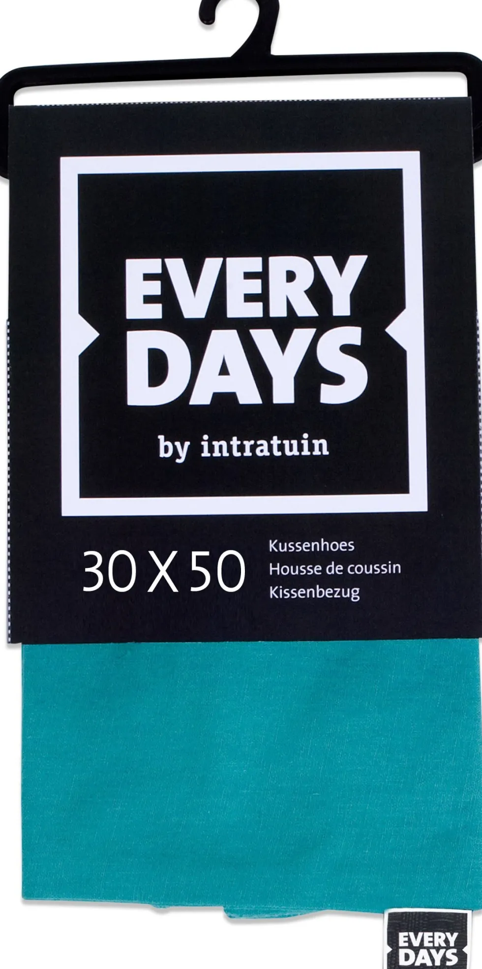 Everydays by Intratuin kussenhoes Katoen groen 30 x 50 cm