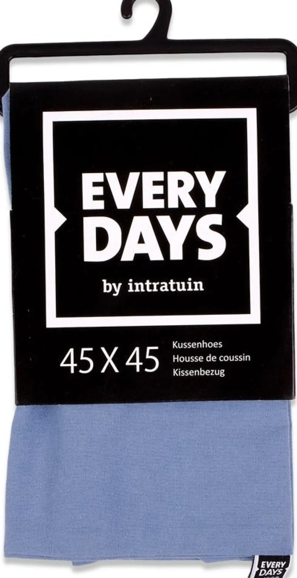 Everydays by Intratuin kussenhoes Katoen blauw 45 x 45 cm