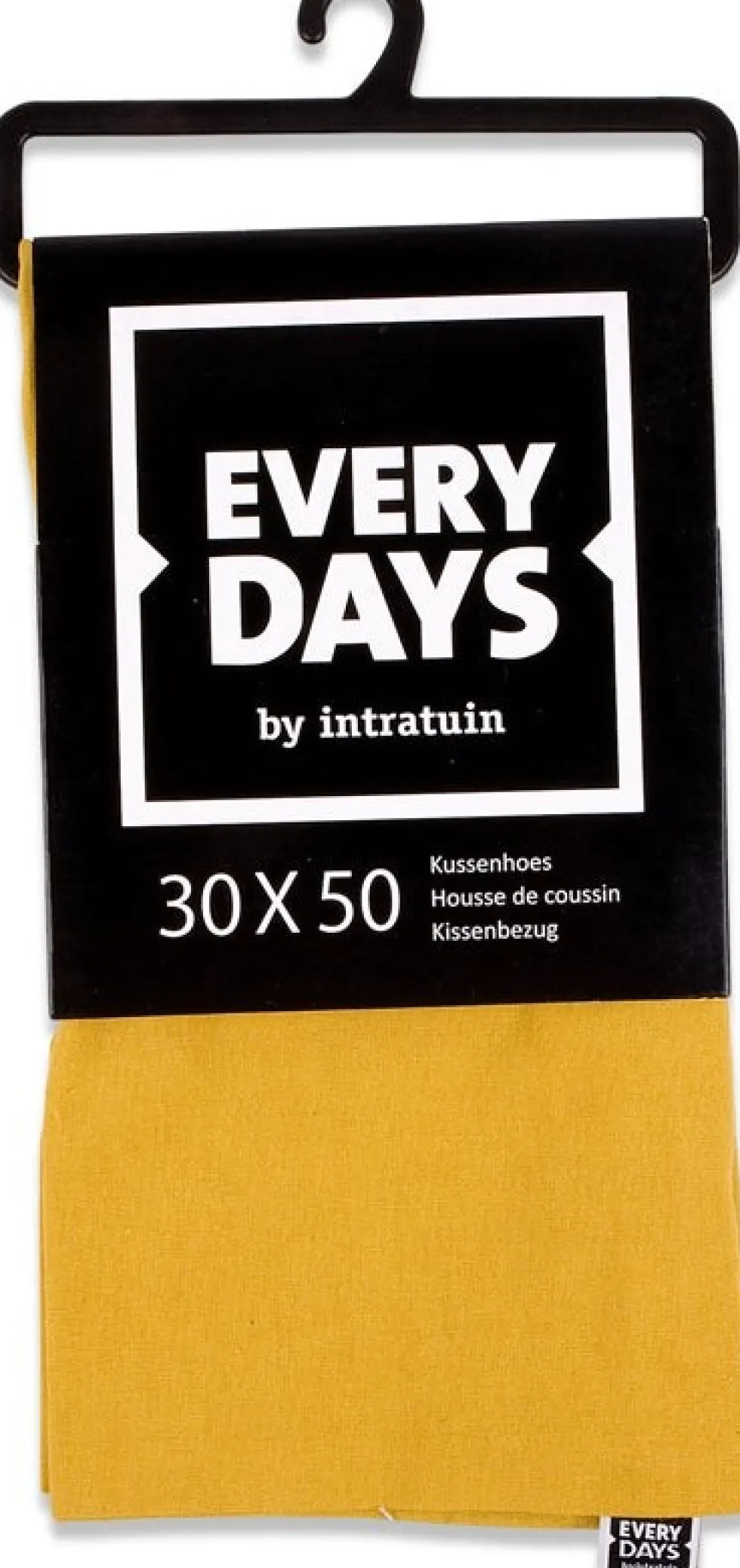Everydays by Intratuin kussenhoes Katoen geel 30 x 50 cm