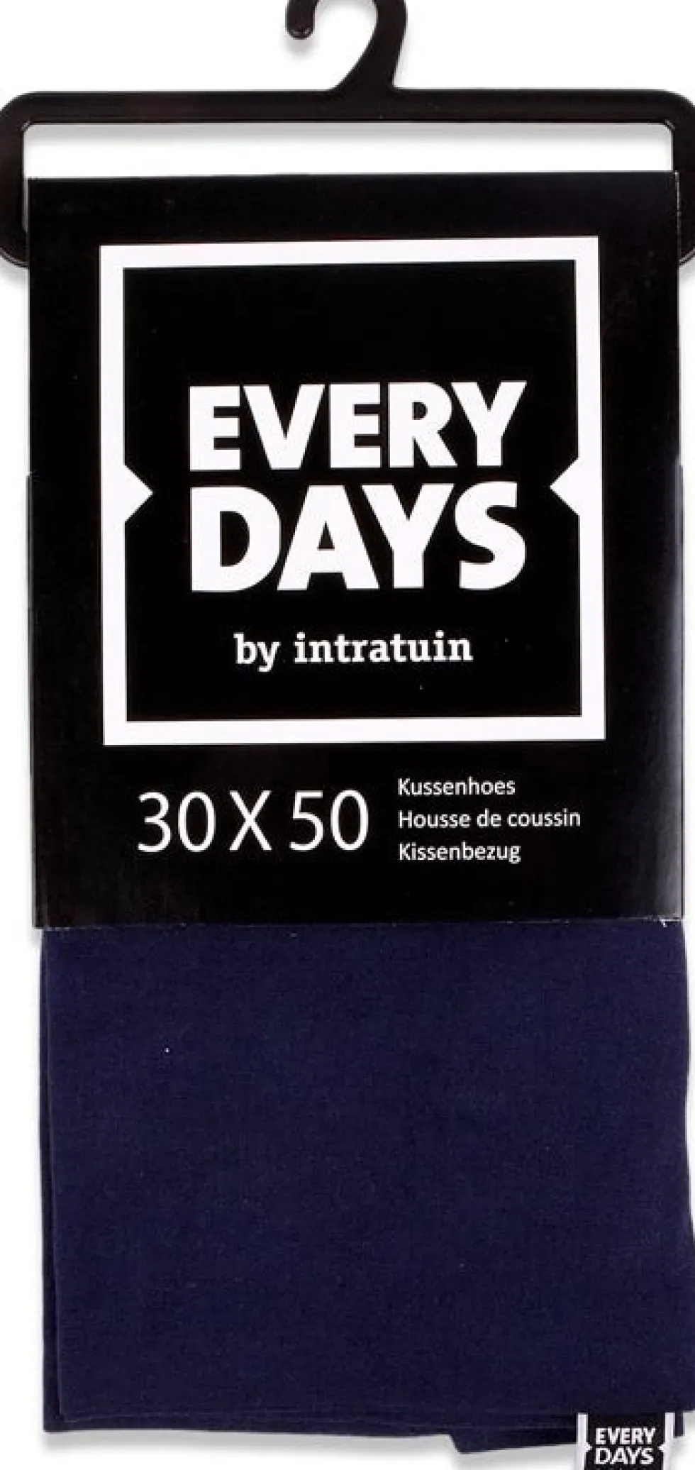 Everydays by Intratuin kussenhoes Katoen blauw 30 x 50 cm