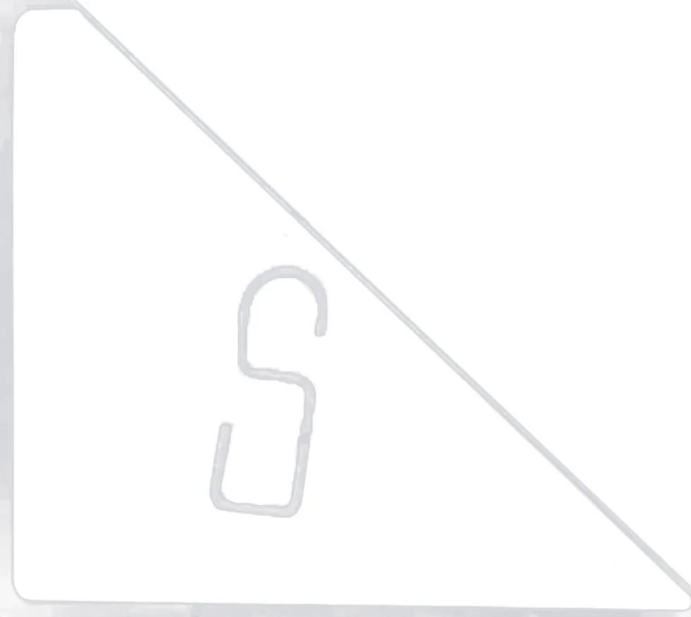 Everydays by Intratuin wandhanger wit 23,5 x 2,5 x 26 cm