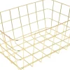 Excellent Houseware mand goud 30 x 21 x 14 cm