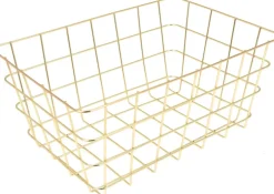 Excellent Houseware mand goud 30 x 21 x 14 cm