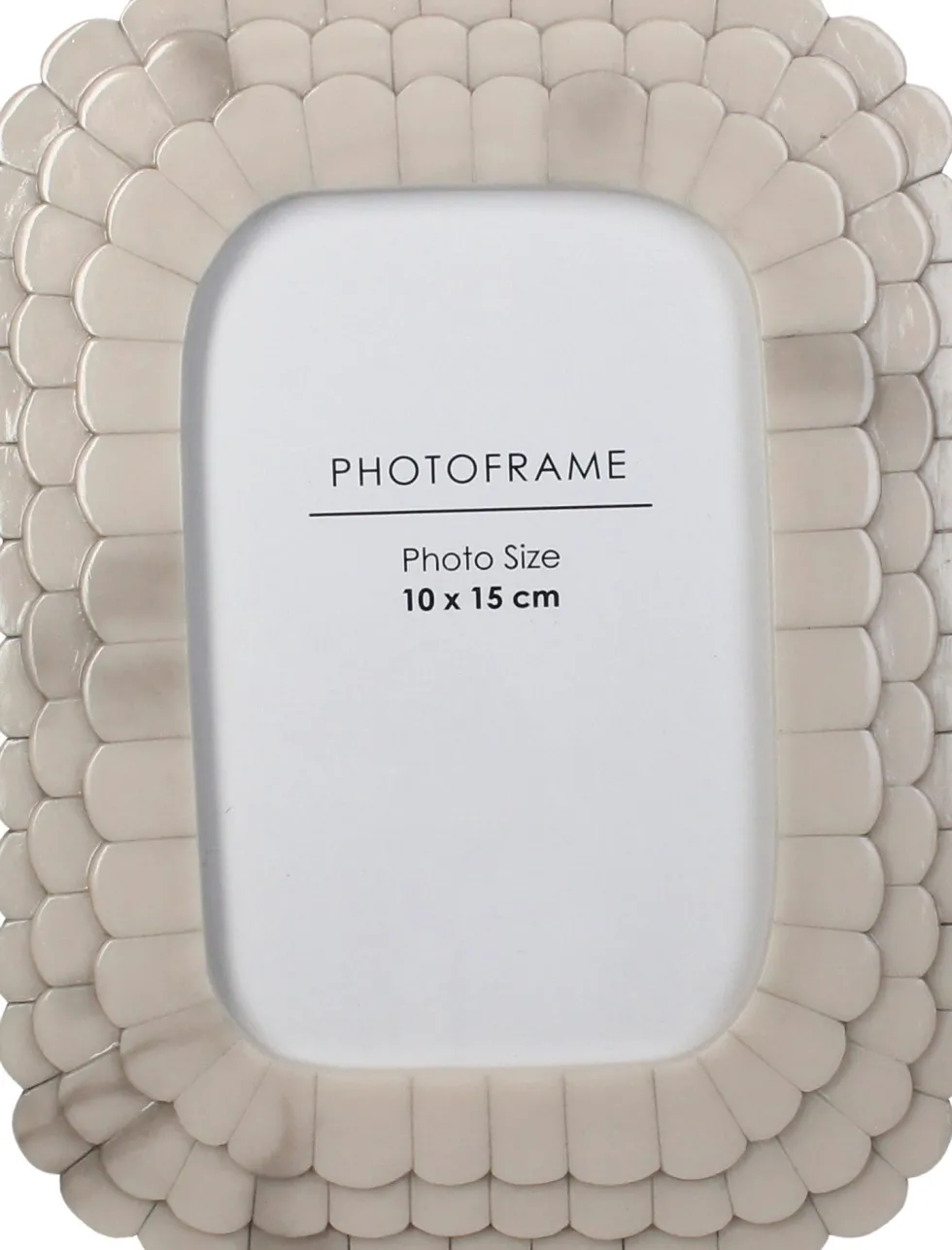 Fotolijst crème 16,3 x 21,6 x 2 cm