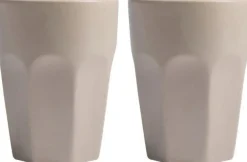 Gusta beker grijs 220 ml 2 stuks