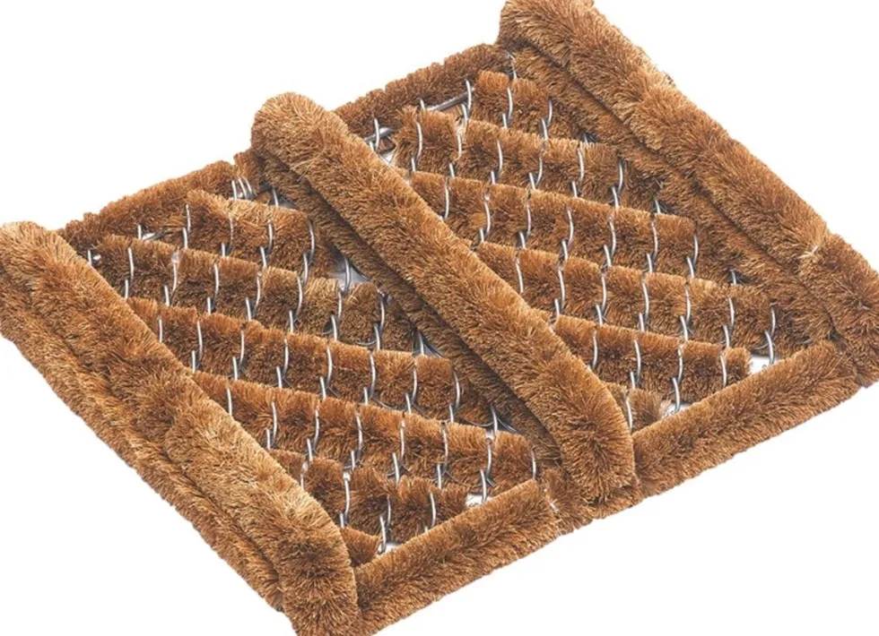 Hamat deurmat Draco bruin 30 x 36 x 6 cm