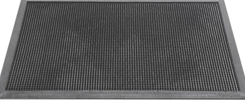 Hamat deurmat Fingertip zwart 70 x 46 x 1,5 cm
