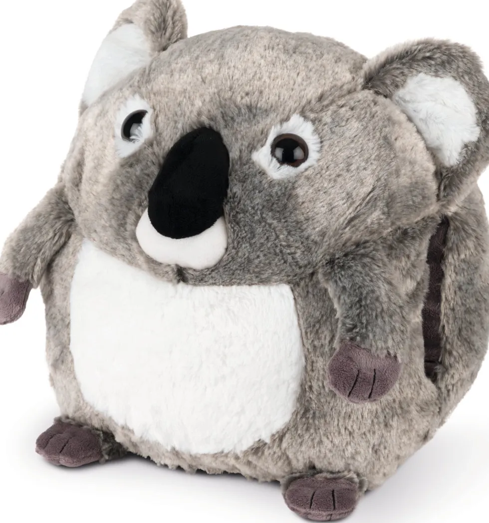 Handwarmer koala grijs / wit 30 x 25 x 30 cm