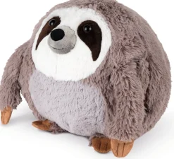 Handwarmer luiaard grijs 30 x 25 x 30 cm