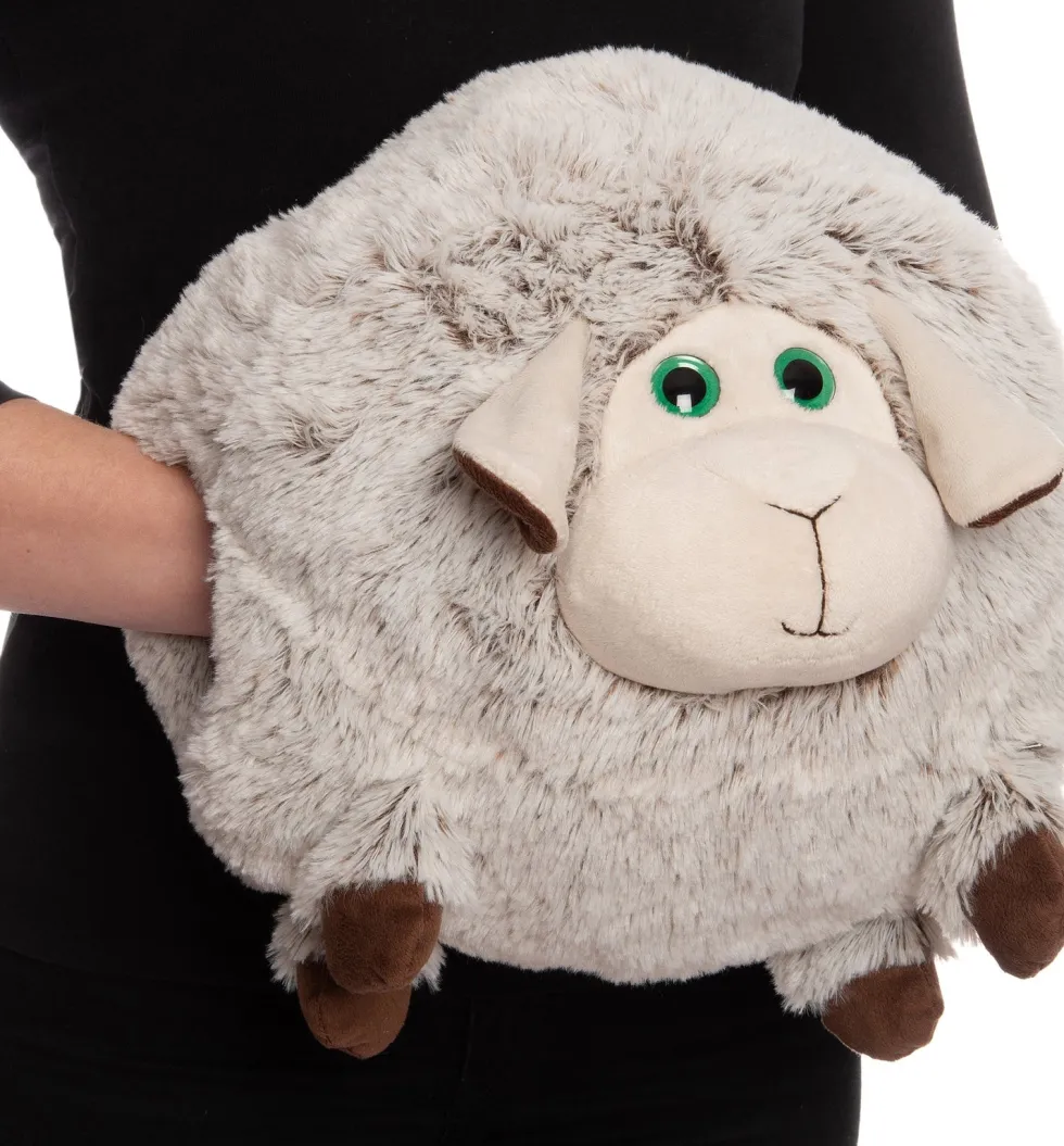 Handwarmer schaap grijs 30 x 25 x 30 cm