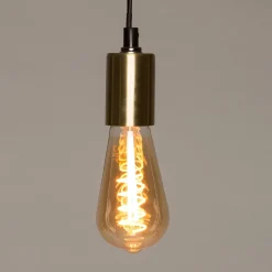 Hanglamp goud D 5,5 H 9 cm