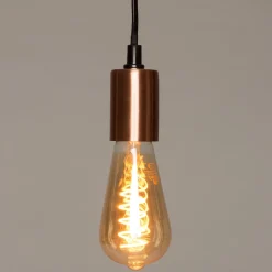 Hanglamp koper D 5,5 H 9 cm
