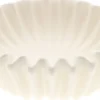HBX decoratieschaal Crocy wit D 20 H 7 cm
