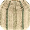 HBX windlicht Xavi naturel / groen D 18 H 20 cm