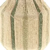 HBX windlicht Xavi naturel / groen D 20 H 24 cm