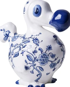 Heinen Delfts Blauw beeld The Heritage De Blauwe Dodo 27 x 15 x 29 cm