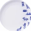 Heinen Delfts Blauw dinerbord Nhaan blauw / wit D 26 H 1,5 cm