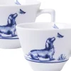 Heinen Delfts Blauw espressokopje Nhaan blauw / wit D 7 H 5 cm