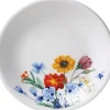 Heinen Delfts Blauw gebaksbord Wildbloemen D 12 H 2 cm