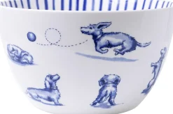 Heinen Delfts Blauw kom Nhaan blauw / wit D 15 H 6,5 cm