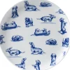 Heinen Delfts Blauw ontbijtbord Nhaan blauw / wit D 21 H 1,5 cm