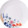 Heinen Delfts Blauw ontbijtbord Wildbloemen D 20 H 2,5 cm