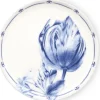 Heinen Delfts Blauw petit four bord Tulp blauw / wit D 12 H 1 cm