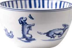 Heinen Delfts Blauw schaal Nhaan blauw / wit D 12 H 5 cm