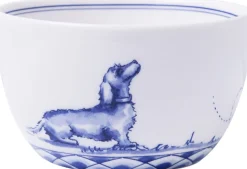 Heinen Delfts Blauw schaal Nhaan blauw / wit D 9,5 H 5,5 cm
