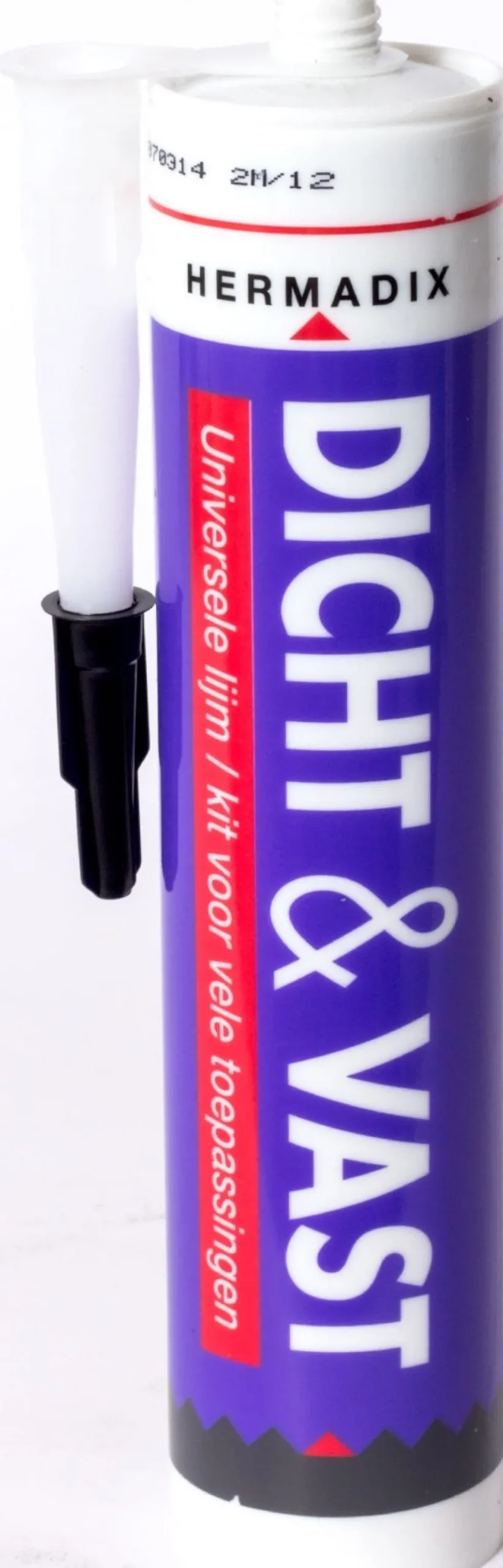 Hemadix dicht & vast lijmkit zwart 290 ml