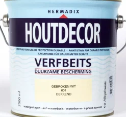 Hermadix Houtdecor gebroken wit 2,5 l