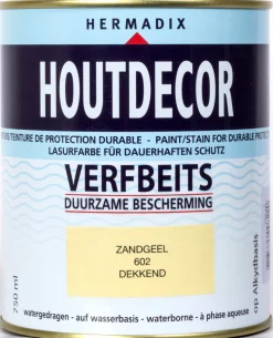 Hermadix Houtdecor zandgeel 750 ml