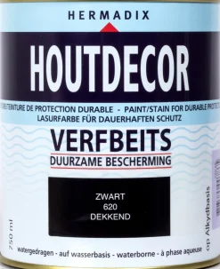 Hermadix Houtdecor zwart 750 ml