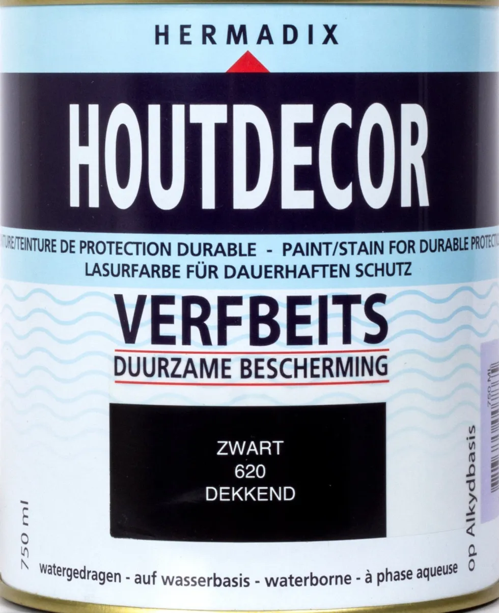 Hermadix Houtdecor zwart 750 ml